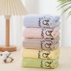 Children's towel, coral fleece soft and non-shedding face towel, cartoon little swan cute embroidered hand towel for kindergarten Application Scenario